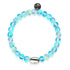 Aquamarin | 925er Sterlingsilber | Meerjungfrau-Glasperlenarmband